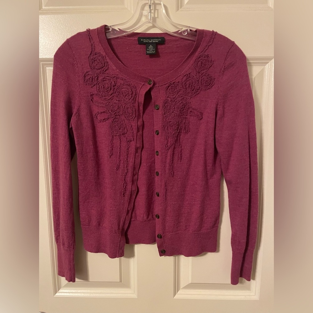 Banana Republic extra fine merino wool sweater